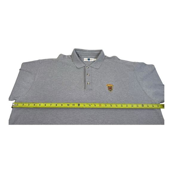 Vintage Universal Studios Polo Shirt XL Gray Crest Embroidered Logo 90’s Y2k - Picture 11 of 14